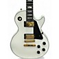 Used Gibson Les Paul Custom Alpine White Solid Body Electric Guitar
