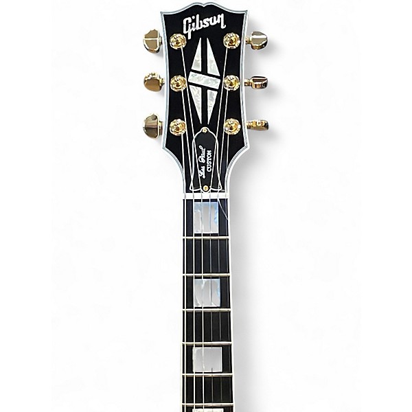 Used Gibson Les Paul Custom Alpine White Solid Body Electric Guitar