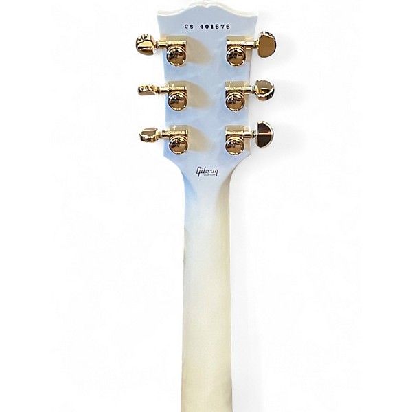 Used Gibson Les Paul Custom Alpine White Solid Body Electric Guitar