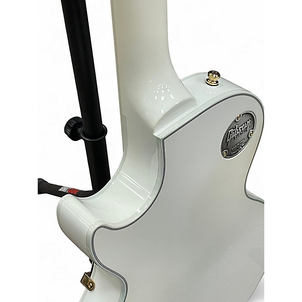 Used Gibson Les Paul Custom Alpine White Solid Body Electric Guitar