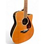 Used Yamaha FGX730SC Natural Acoustic Electric Guitar
