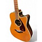 Used Yamaha FGX730SC Natural Acoustic Electric Guitar