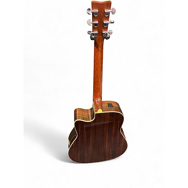 Used Yamaha FGX730SC Natural Acoustic Electric Guitar