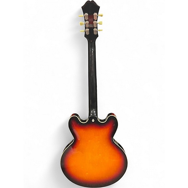 Used Epiphone 1995 Riviera Sunburst Hollow Body Electric Guitar