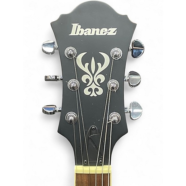 Used Ibanez A55LTF Tobacco Flat Hollow Body Electric Guitar