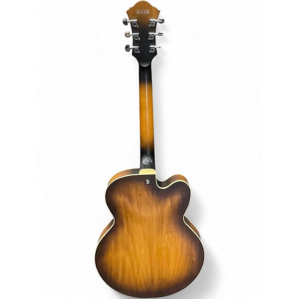 Used Ibanez A55LTF Tobacco Flat Hollow Body Electric Guitar