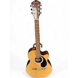 Used Fender FA135CE Concert Natural Acoustic Electric Guitar