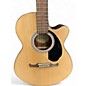 Used Fender FA135CE Concert Natural Acoustic Electric Guitar