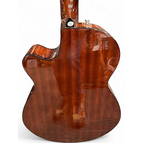 Used Fender FA135CE Concert Natural Acoustic Electric Guitar