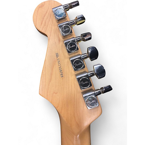 Used 2012 Fender American Standard Stratocaster Olympic White Solid Body Electric Guitar