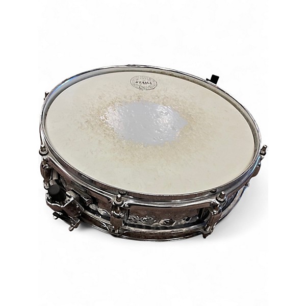 Used TAMA 13X3 HAND HAMMERED PICCOLO SNARE STEEL Drum