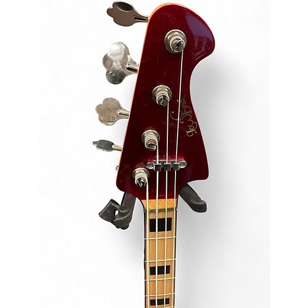 Used Lowend LEJ Classic 4 Cherry Electric Bass Guitar