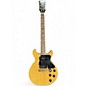 Used Epiphone Inspired By Gibson Custom Les Paul Double Cut TV Yellow Solid Body Electric Guitar thumbnail