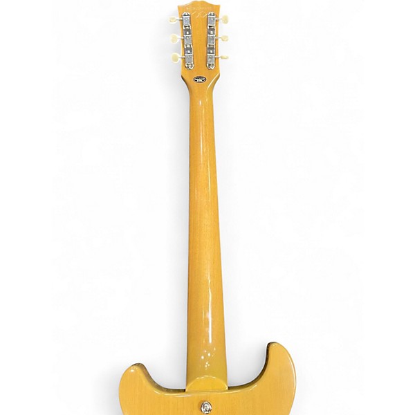 Used Epiphone Inspired By Gibson Custom Les Paul Double Cut TV Yellow Solid Body Electric Guitar