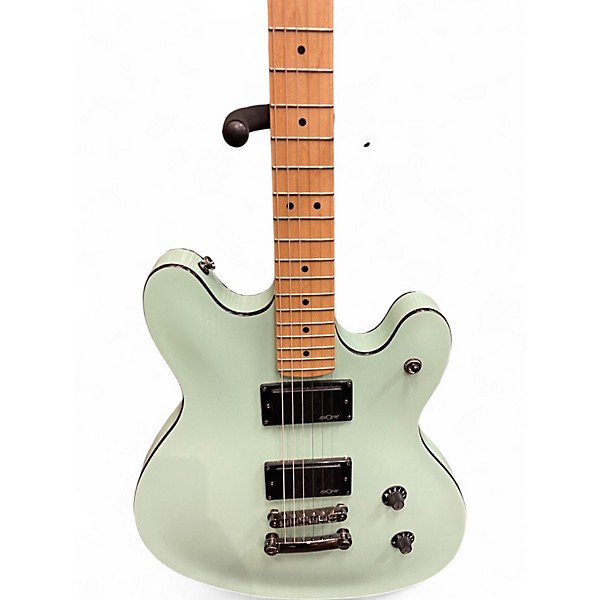 Used Squier Contemporary Active Starcaster Seafoam Green Hollow Body Electric Guitar