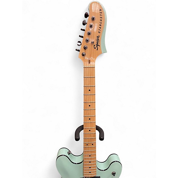 Used Squier Contemporary Active Starcaster Seafoam Green Hollow Body Electric Guitar