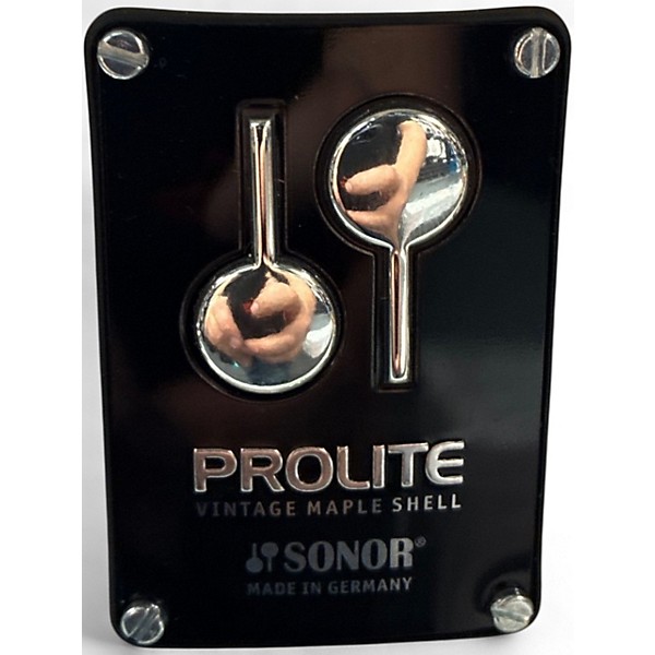 Used SONOR 14X6 Prolite Snare Drum Creme White Drum