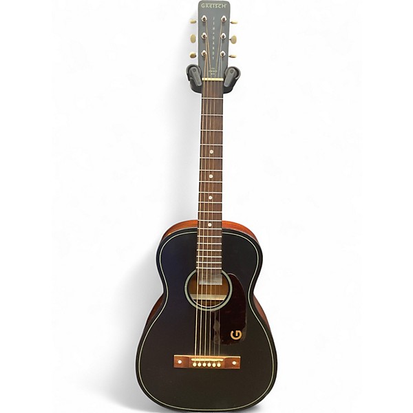 Used Gretsch Guitars JIM DANDY DELTOLUXE PARLOR Black Acoustic Guitar