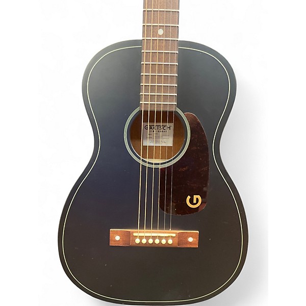Used Gretsch Guitars JIM DANDY DELTOLUXE PARLOR Black Acoustic Guitar