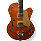 Used Gretsch Guitars G6120T BNSV Brian Setzer Signature Smoke Orange Hollow Body Electric Guitar thumbnail
