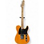 Used Indio Tele Retro Classic Yellow Solid Body Electric Guitar