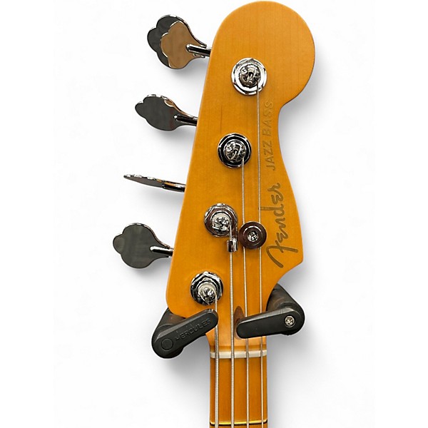 Used Fender AMERICAN ULTRA II JAZZ BASS SINISTER RED Electric Bass Guitar