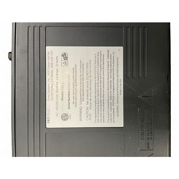Used E-mu Proteus 2 16-bit Multi-timbral Digital Sound Module Sound Module