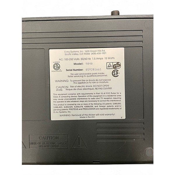 Used E-mu Proteus 3 World Sound Module