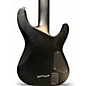 Used Schecter Guitar Research Damien Platinum 7 Left Satin Black Solid Body Electric Guitar