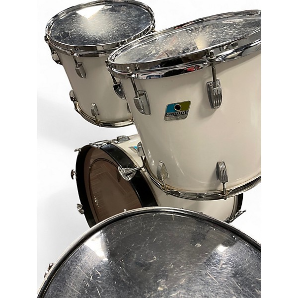 Vintage 1979 Ludwig 4 Piece Superclassic White Cortex Drum Kit