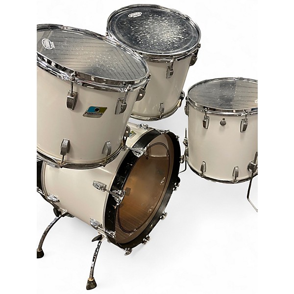 Vintage 1979 Ludwig 4 Piece Superclassic White Cortex Drum Kit
