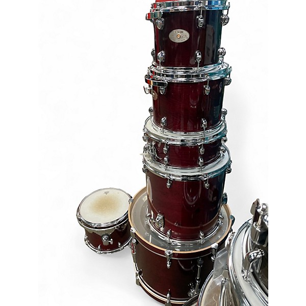 Used Premier 6 Piece Artist Birch ROSEWOOD Drum Kit
