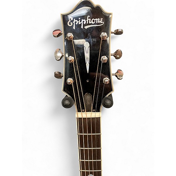 Used Epiphone master dme Vintage Natural Acoustic Electric Guitar