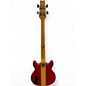 Used Vantage VS600B RED WITH NATURAL STRIPE Electric Bass Guitar