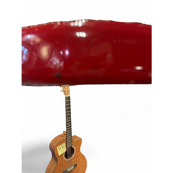 Used Vantage VS600B RED WITH NATURAL STRIPE Electric Bass Guitar