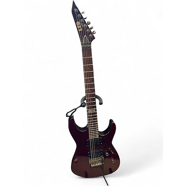 Used ESP LTD M100FM Ruby Solid Body Electric Guitar