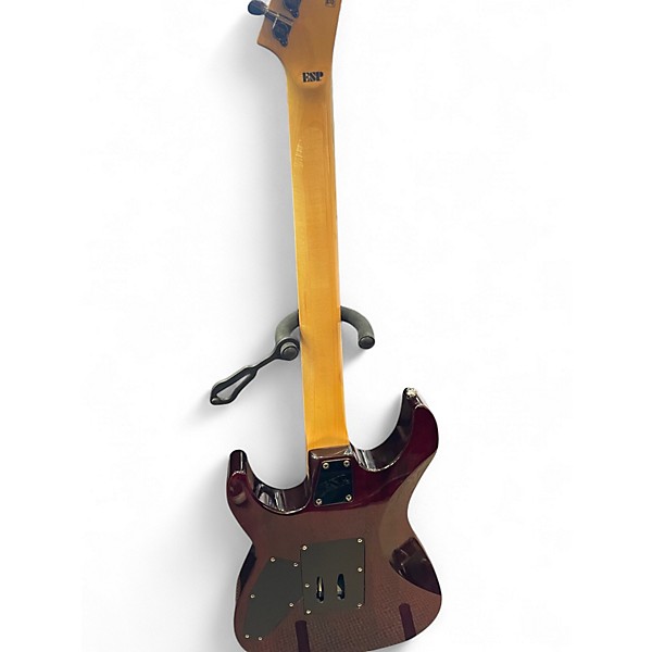 Used ESP LTD M100FM Ruby Solid Body Electric Guitar