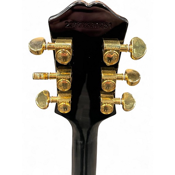 Used Epiphone Les Paul Custom Black Solid Body Electric Guitar