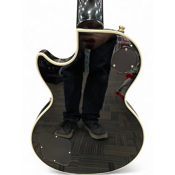 Used Epiphone Les Paul Custom Black Solid Body Electric Guitar