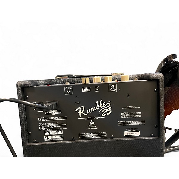 Used Fender Rumble 25 25W 1x10 Bass Combo Amp