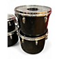 Used Gretsch Drums 7 Piece 70'S STOP SIGN 7 PIECE VINTAGE Black Drum Kit