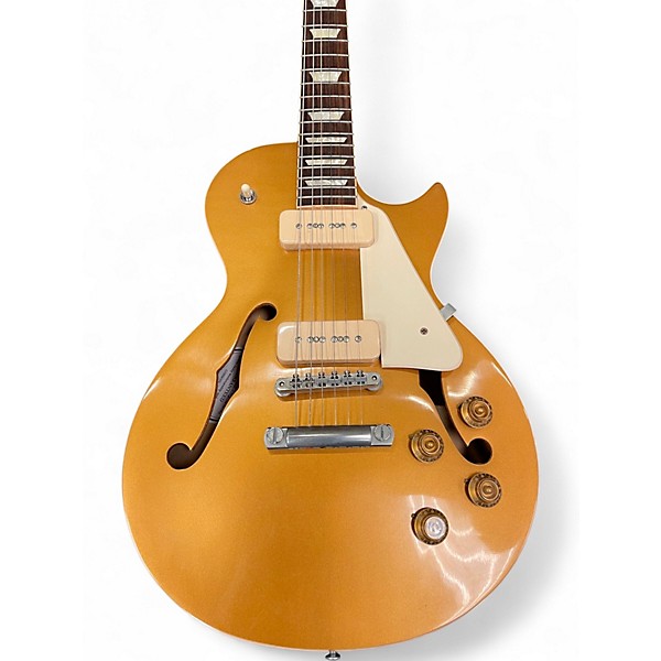 Used Gibson ES Les Paul Gold Top Hollow Body Electric Guitar