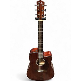 Used Fender CD140SCE Mahogany Acoustic Electric Guitar