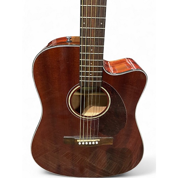 Used Fender CD140SCE Mahogany Acoustic Electric Guitar