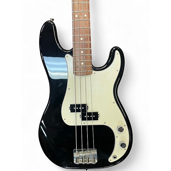 Used Fender Standard Precision Bass Black Electric Bass Guitar
