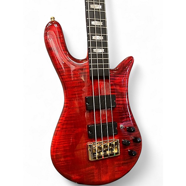 Used Spector Euro 4 Rudy Sarzo Scarlet Red Electric Bass Guitar
