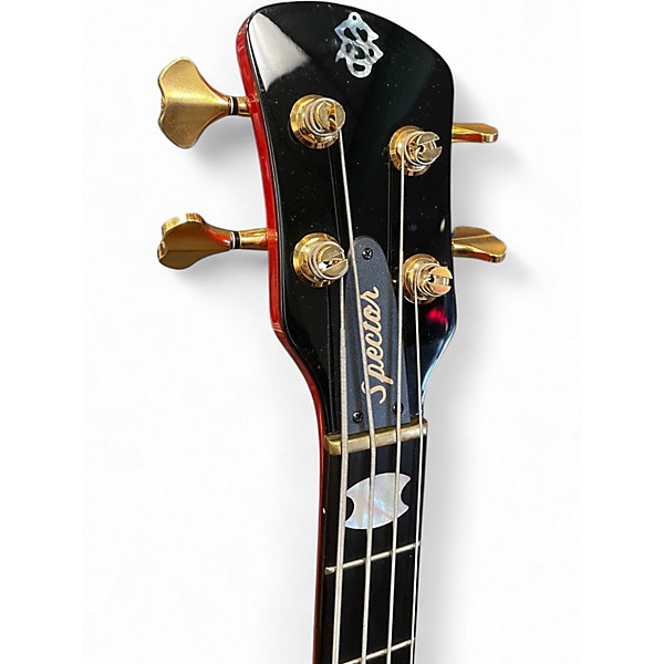 Used Spector Euro 4 Rudy Sarzo Scarlet Red Electric Bass Guitar