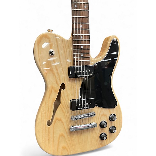 Used Fender JA90 Jim Adkins Thinline Telecaster Natural Hollow Body Electric Guitar