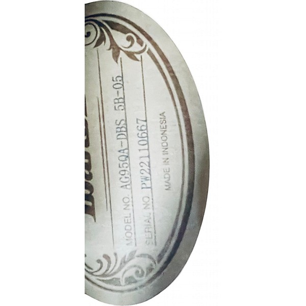 Used Ibanez AG95QA-DBS 5B-05 Trans Amber Hollow Body Electric Guitar