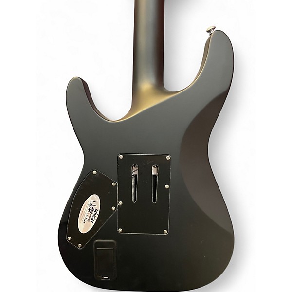 Used Schecter Guitar Research Damien Platinum GREY Solid Body Electric Guitar